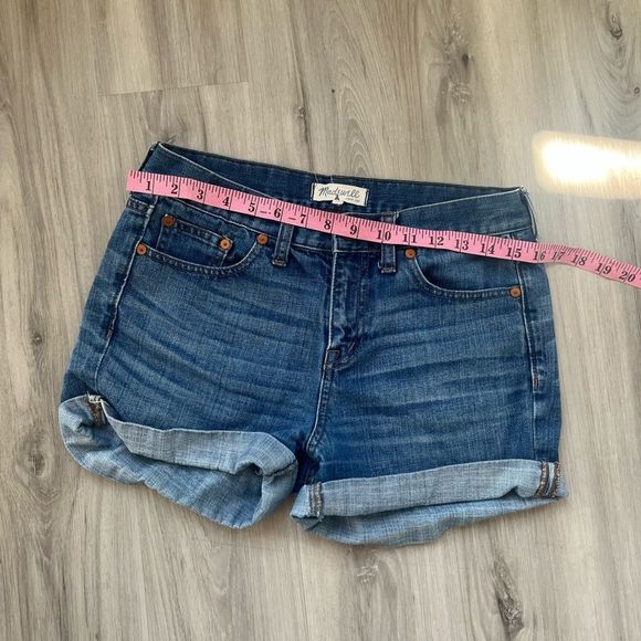 Madewell 26 Denim Cuffed Jean Shorts - Picture 3 of 7
